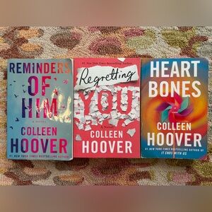 Colleen Hoover books bundle - Reminders of Him, Heart Bones, Regretting You